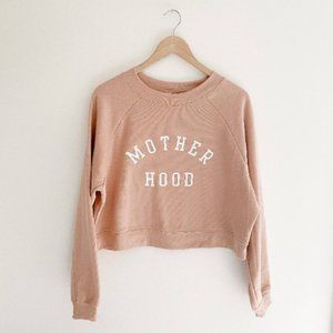 Cloth + Cabin Motherhood Cropped Sweatshirt.